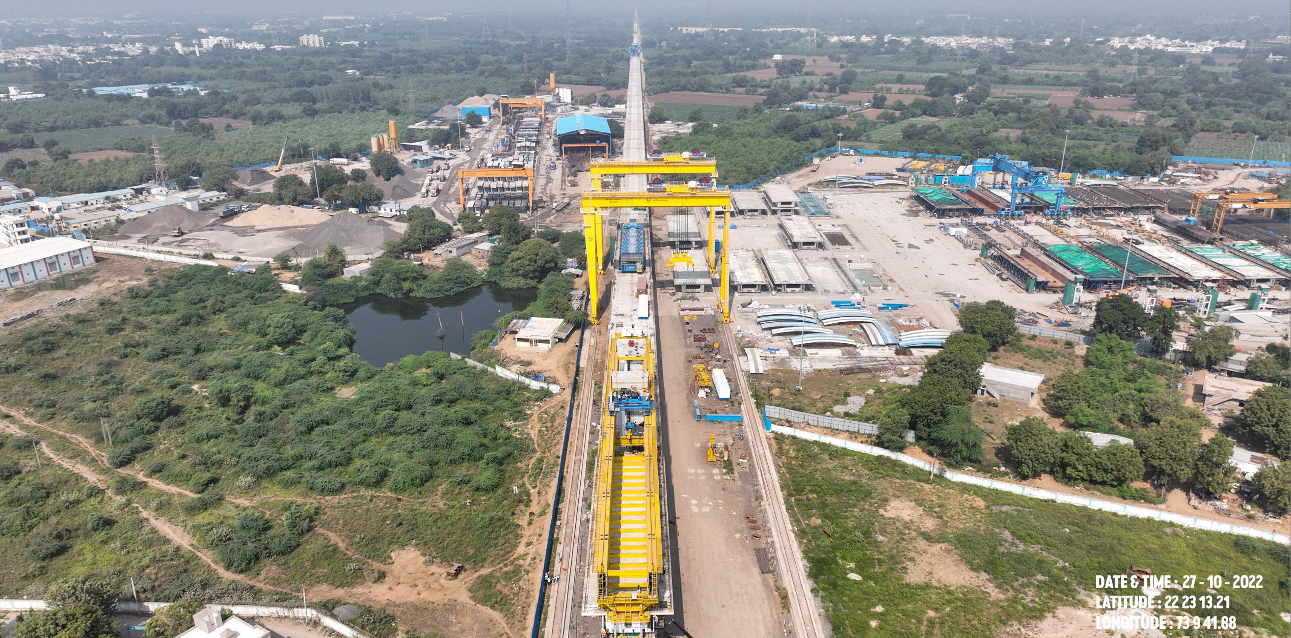 Pier work in Progress, Valsad District, May 2023